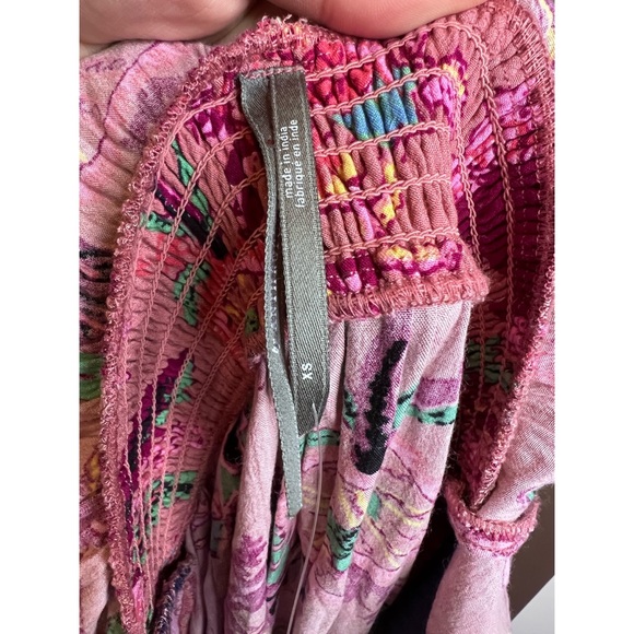 Anthropologie Ruffled Embroidered Maxi Dress - Picture 8 of 8